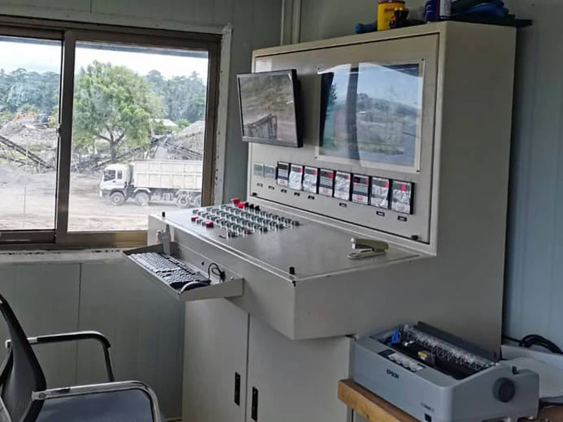 AGICO Concrete Batching Plant Control Room Concrete batching plant control room for monitoring and operating production